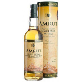 Amrut Peated Single Malt Whisky (в тубусе) віскі 0,7 л (8901193003828)