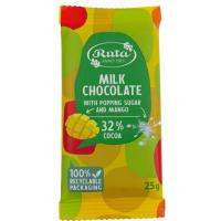 Ruta Шоколад  молочний з манго та шипучим цукром 32% 25 г (4770123212470)