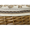 Tony Bridge Basket Кошик плетений з текстилем 37х31х19/41 см EBE18-11-1 - зображення 3