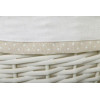 Tony Bridge Basket Кошик плетений з текстилем 37х31х19/41 см EBE18-9-1 - зображення 2