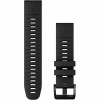 Garmin Ремінець  QuickFit 22 Watch Bands Silicone - Black (010-13280-00) - зображення 1