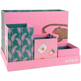 Kite Настольный органайзер, 5 предметов, картон Bouffants & Broken Hearts  K22-408