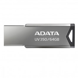 ADATA 64 GB UV350 Metal Black USB 3.1 (AUV350-64G-RBK)