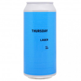 And Union Пиво  Thursday Lager світле нефільтроване 4% з/б 0.44 л (5065016292042)