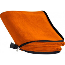 Easy Gifts Плед-подушка  Radcliff 2 в 1 фліс 180x120 см помаранчевий (2440000008923)