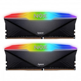 Apacer 32 GB (2х16GB) DDR4 3600 MHz NOX RGB Black (AH4U32G36C25YNBAA-2)