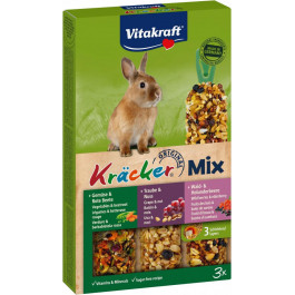 Vitakraft Крекер для кроликов Trio-Mix с овощами, орехами и лесными ягодами 3 шт 25227