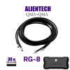 ALIENTECH Антенный кабель для Alientech DUO ll, DUO lll QMA-QMA, 30 м RG-8 (BV-000966-1) - зображення 1