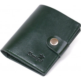   SHVIGEL Чоловіче стильне шкіряне портмоне  16483 зелене