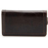 Vintage Коричневый кожаный кошелек клатч на два отделения  (14679) - зображення 1