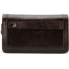 Vintage Коричневый кожаный кошелек клатч на два отделения  (14679) - зображення 2