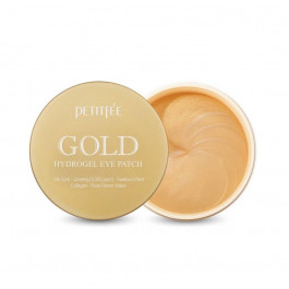   Petitfee Гидрогелевые патчи для глаз с золотым комплексом +5  Gold Hydrogel Eye Patch 60 шт (8809239803596)