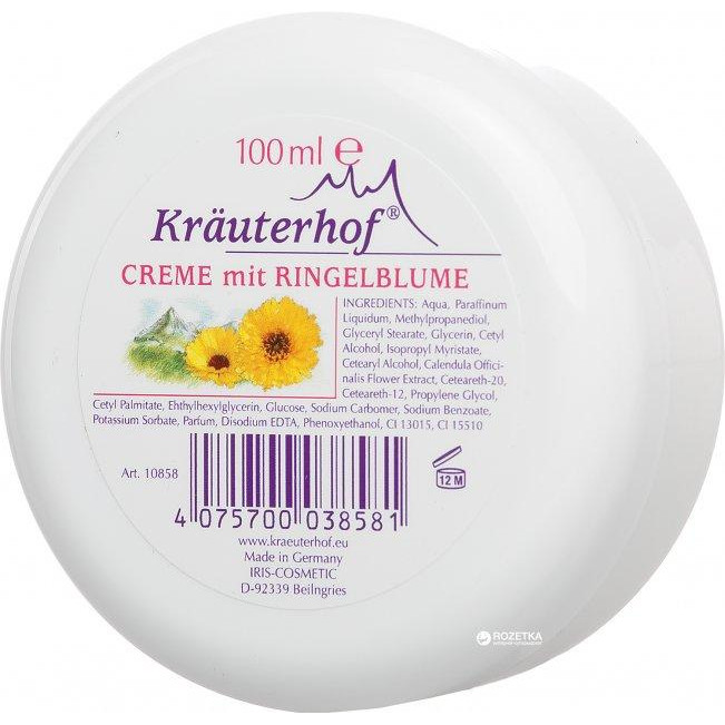 Krauterhof Ежедневный универсальный крем  с календулой 100 мл (4075700038581) - зображення 1