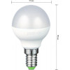 JazzWay LED PLED-SP G45 матовая 9 Вт E14 220-240 В белый 2859600 - зображення 2