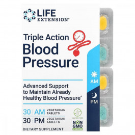 Life Extension Захист артеріального тиску  2 упаковки по 30 вегетаріанських таблеток (LEX20246)