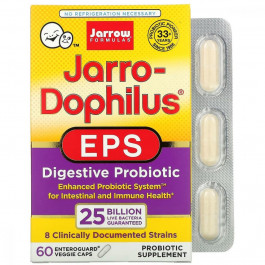 Jarrow Formulas Пробіотики  Jarro-Dophilus EPS 60 вегетаріанських капсул (JRW03043)