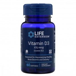 Life Extension Vitamin D3 175 мкг 60 капсул