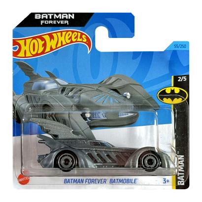 Hot Wheels Batman Forever Batmobile Batman 1:64 HKJ73 Grey - зображення 1