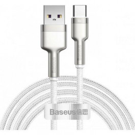 Baseus Cafule Metal Data Cable USB to Type-C 66W 2m White (CAKF000202)