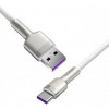 Baseus Cafule Metal Data Cable USB to Type-C 66W 2m White (CAKF000202) - зображення 2