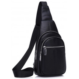 TIDING BAG Мужской рюкзак кожаный  A25F-5060A Черный