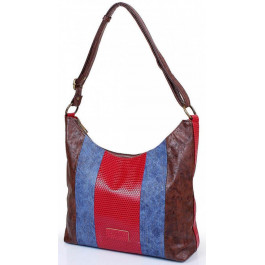 Laskara Женская сумка хобо  коричневая (LK10187-brown)