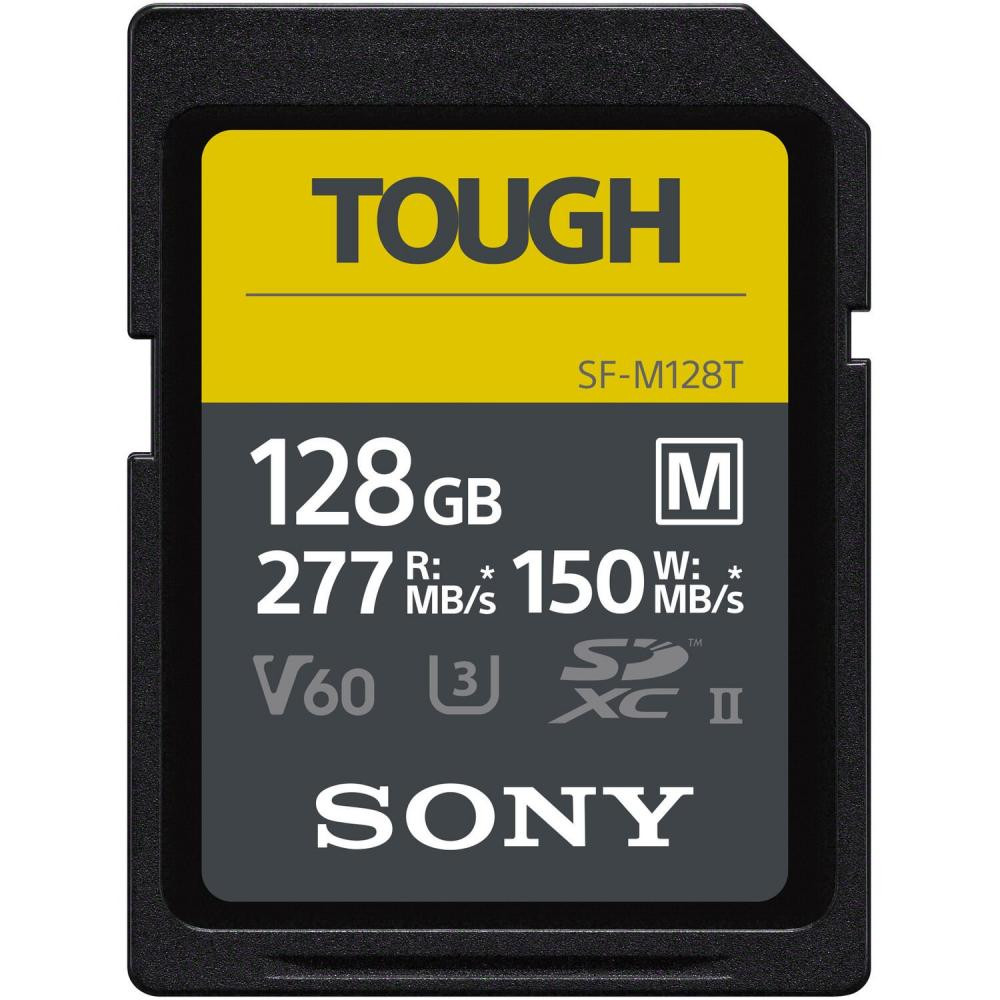 Sony 128 GB SDXC UHS-II U3 V60 TOUGH SFM128T.SYM - зображення 1