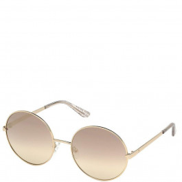 GUESS Женские солнцезащитные очки  с градуированными зеркальными линзами, круглые (PGU7614-32C59)