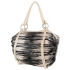 Laskara Женская сумка бочонок  черно-белая (LK-10251-zebra) - зображення 1