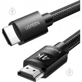UGREEN HD119 4K HDMI Cable Male to Male Braided HDMI v2.0 2m Black (40101)