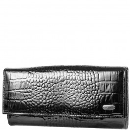 CANPELLINI Жіночий гаманець шкіряний  SHI2030-4 Чорний (2900000127456)