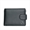 Weatro Чоловічий шкіряний гаманець  12 х 9 х 2,5 см Чорний wtro-nw-163-ND16A-04 - зображення 1