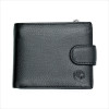 Weatro Чоловічий шкіряний гаманець  11,5 х 9,5 х 3 см Чорний wtro-nw-208-0613-07 - зображення 1
