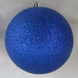 YES! Fun Куля новорічна  10 см синя (974899)
