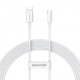 Baseus Superior Series USB Cable to USB-C PD 65W 2m White (CAYS001002)