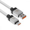 Baseus CoolPlay Series USB Cable to USB-C 100W 1m White (CAKW000602) - зображення 7