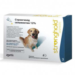 Zoetis Stronghold Противопаразитарные капли на холку для собак 20-40 кг 1 пипетка