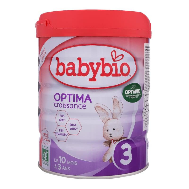 Babybio Органическая молочная смесь Optima 3 800 г - зображення 1