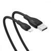 Baseus Pudding Series USB - Lightning 2.4A 2m Black (P10355700111-01) - зображення 3