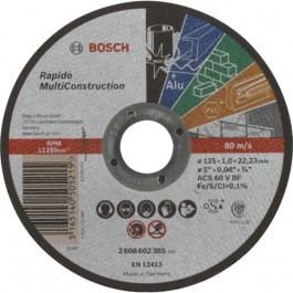 Bosch Rapido Multi Construction 125x1 мм (2.608.602.385)
