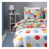 IKEA Плед BRUKSVARA разноцветный/точечный узор 120х160 см (205.741.63) - зображення 5