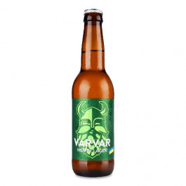 Varvar Пиво  Hoppy Lager, світле, нефільтроване, 5,6%, 0,33 л (4820201010693)