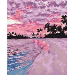 Brushme Картина по номерам "Розовый закат" (BS28241) 40x50