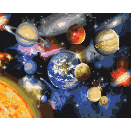 Brushme Картина по номерам "Парад планет" (BS22268) 40x50
