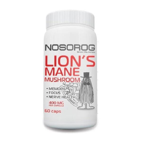 Nosorog Lion's Mane Mushroom 500 mg 60 капсул - зображення 1