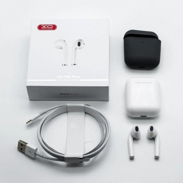 XO F60 Plus wireless charger AirPods White - зображення 1