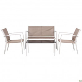 Art Metal Furniture Camaron дымчатый белый/бежевый (521838)
