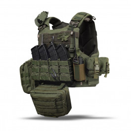 UkrArmor Комплект спорядження Vest Full (based on IBV) L/XL 2-го класу захисту. Олива