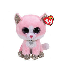 TY Beanie Boo's Розовый котенок "FIONA" 15см
