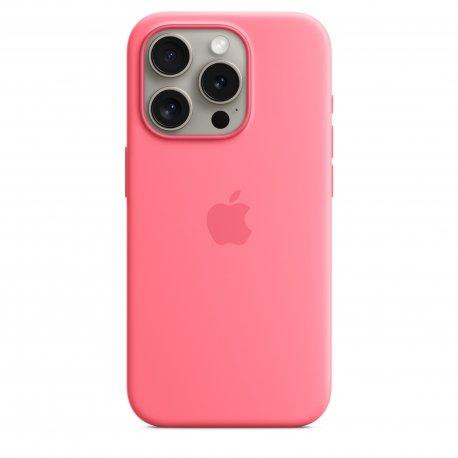 Apple iPhone 15 Pro Silicone Case with MagSafe - Pink (MWNJ3) - зображення 1